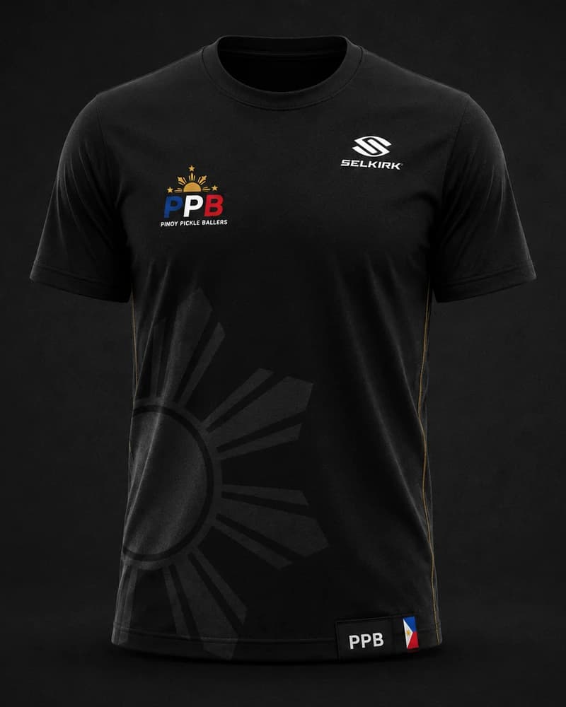 The PPB Official Shirt — black premium tee with the PPB logo on the left chest.